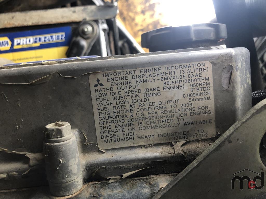 INSURANCE SALVAGE 2009 ASV Posi Track Turbo SR80 Skid Steer w/ 8